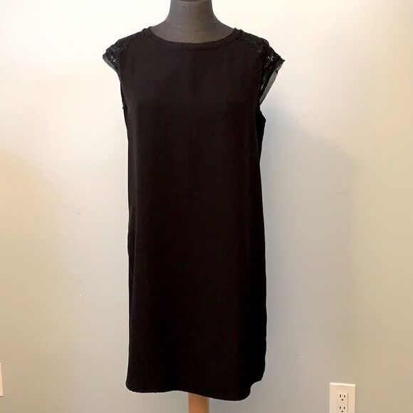 Sparkly Silk Shift Dress  - Picture 1 of 8